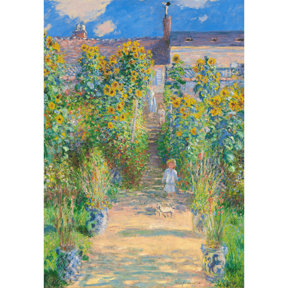 Claude Monet - The Artist's Garden at Vétheuil - Wall Art – The