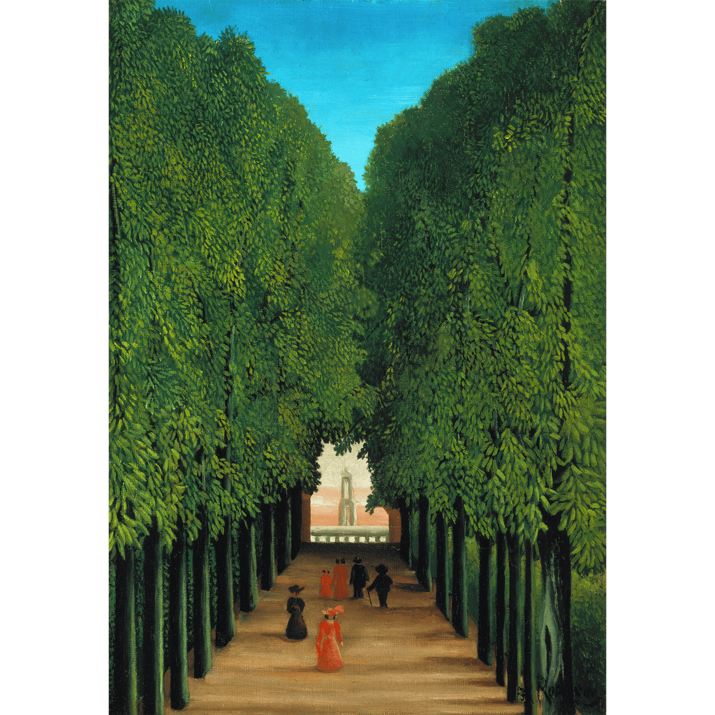 The Avenue In The Park At Saint Cloud by Henri Rousseau