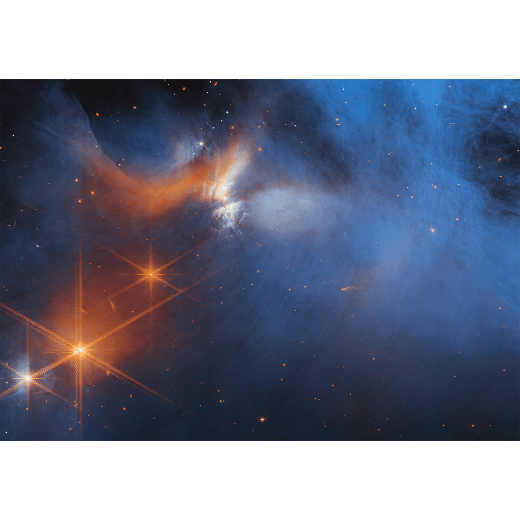 James Webb Telescope - Chamaeleon - Molecular Cloud (NIRCam Image)