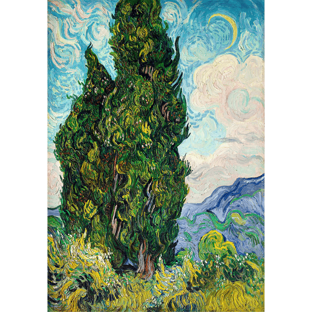 Cypresses by Vincent Van Gogh