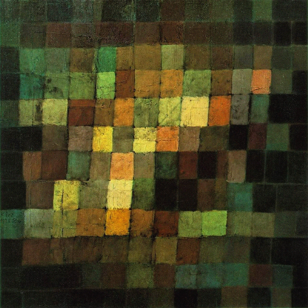 Ancient Sound - Bauhaus Abstract by Paul Klee