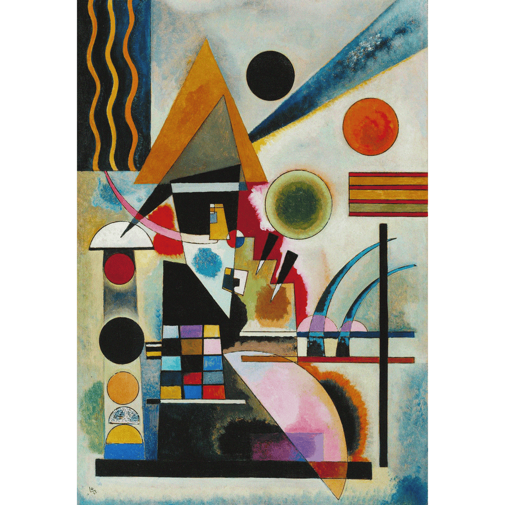 Swinging - Abstract by Wassily Kandinsky 1925