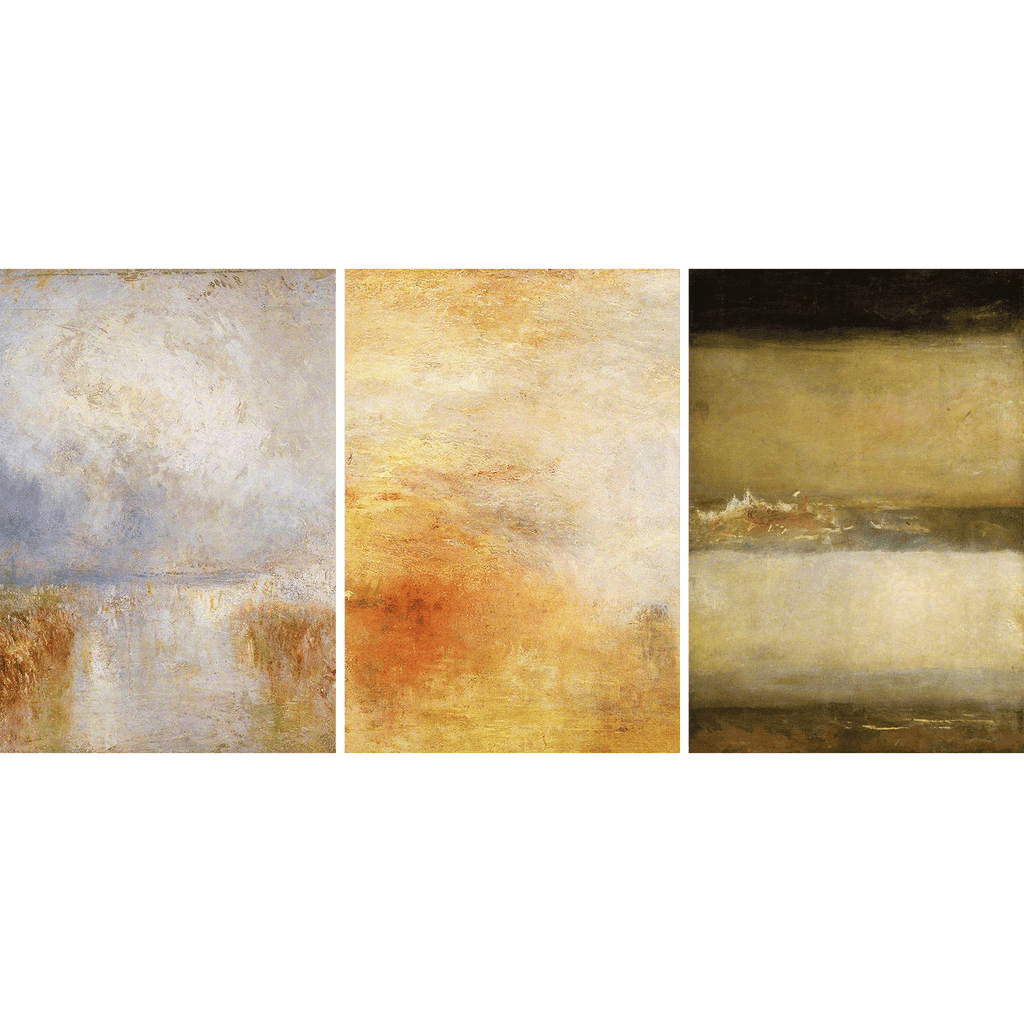 Seascapes - Set of 3 prints by J.M.W. Turner