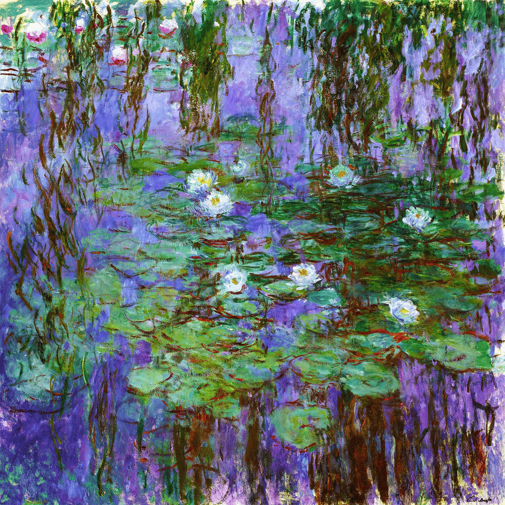 Blue Water Lilies by Claude Monet