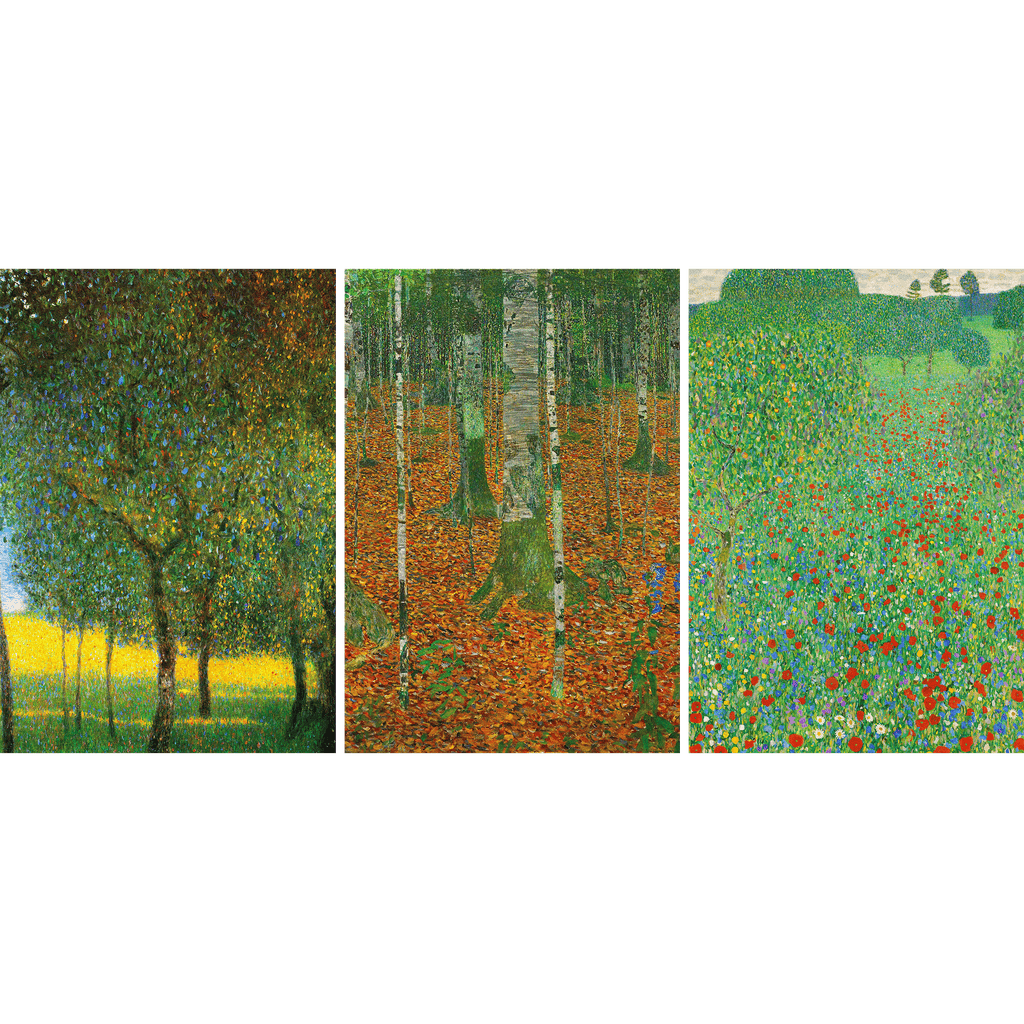 Gustav Klimt Art - Set Of 3 Detailed Prints