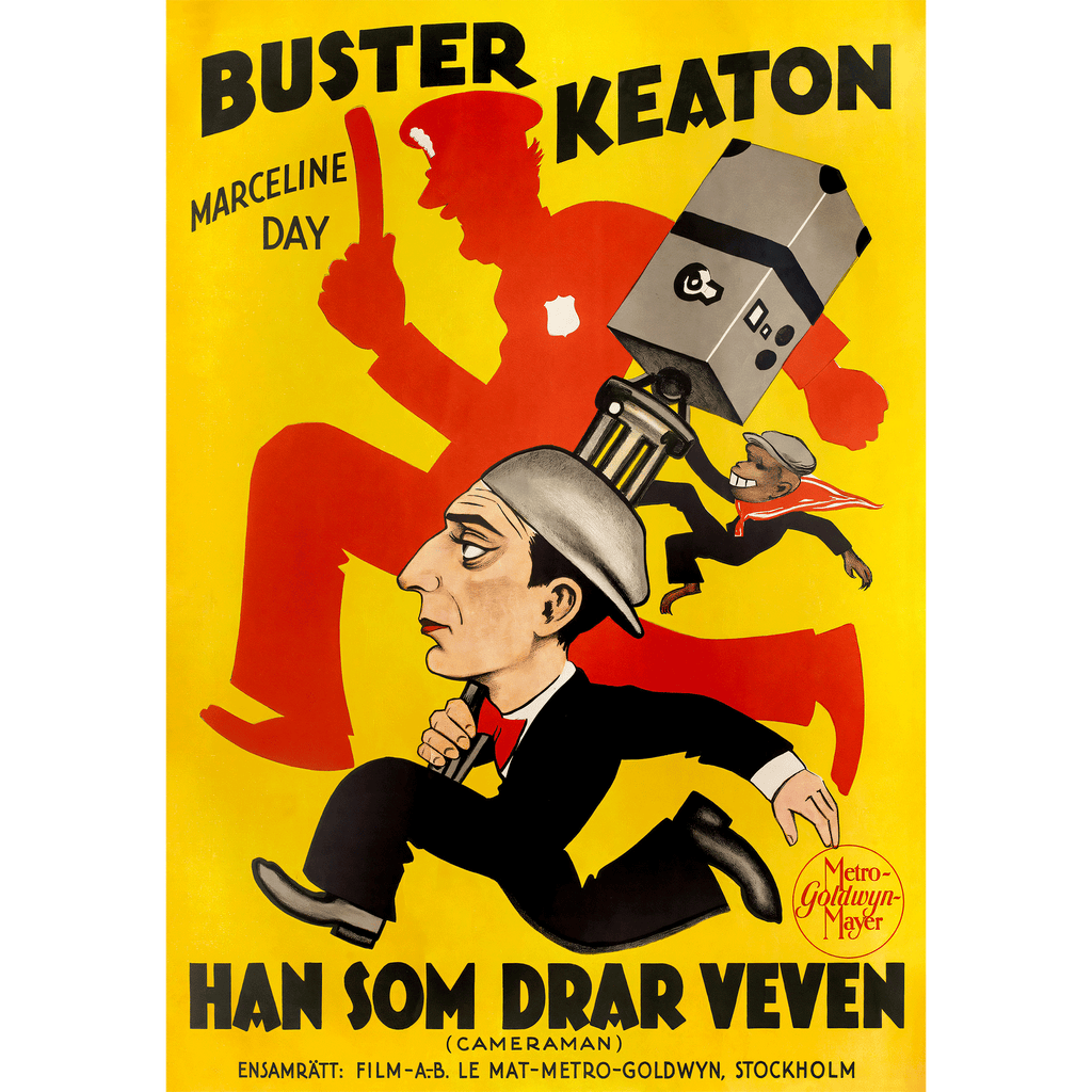 Buster Keaton - The Cameraman Movie Wall Art