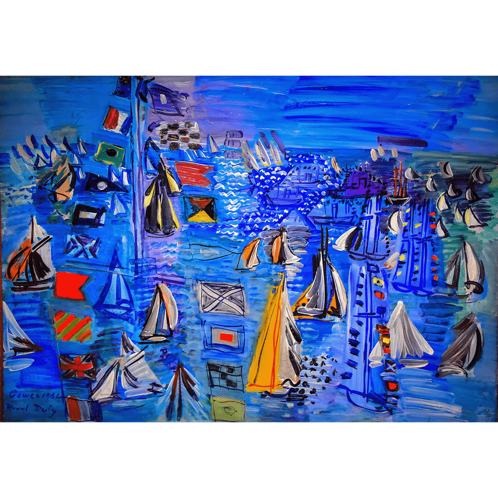 Regatta at Cowes - Sailing by Raoul Dufy