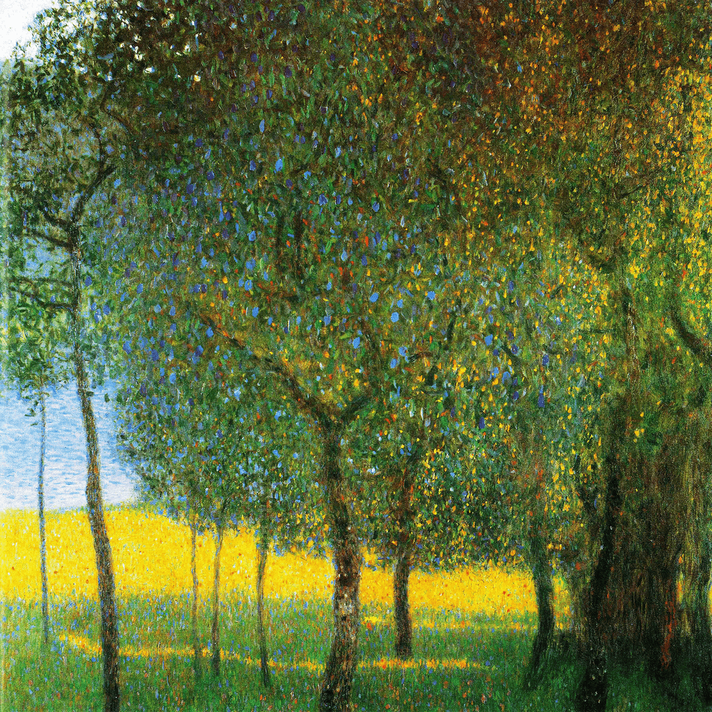 Fruit Trees - By Gustav Klimt