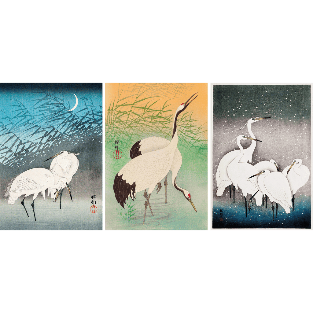 Ohara Koson - Japanese Wall Art - Bird Prints -Living room Décor - Asian Art