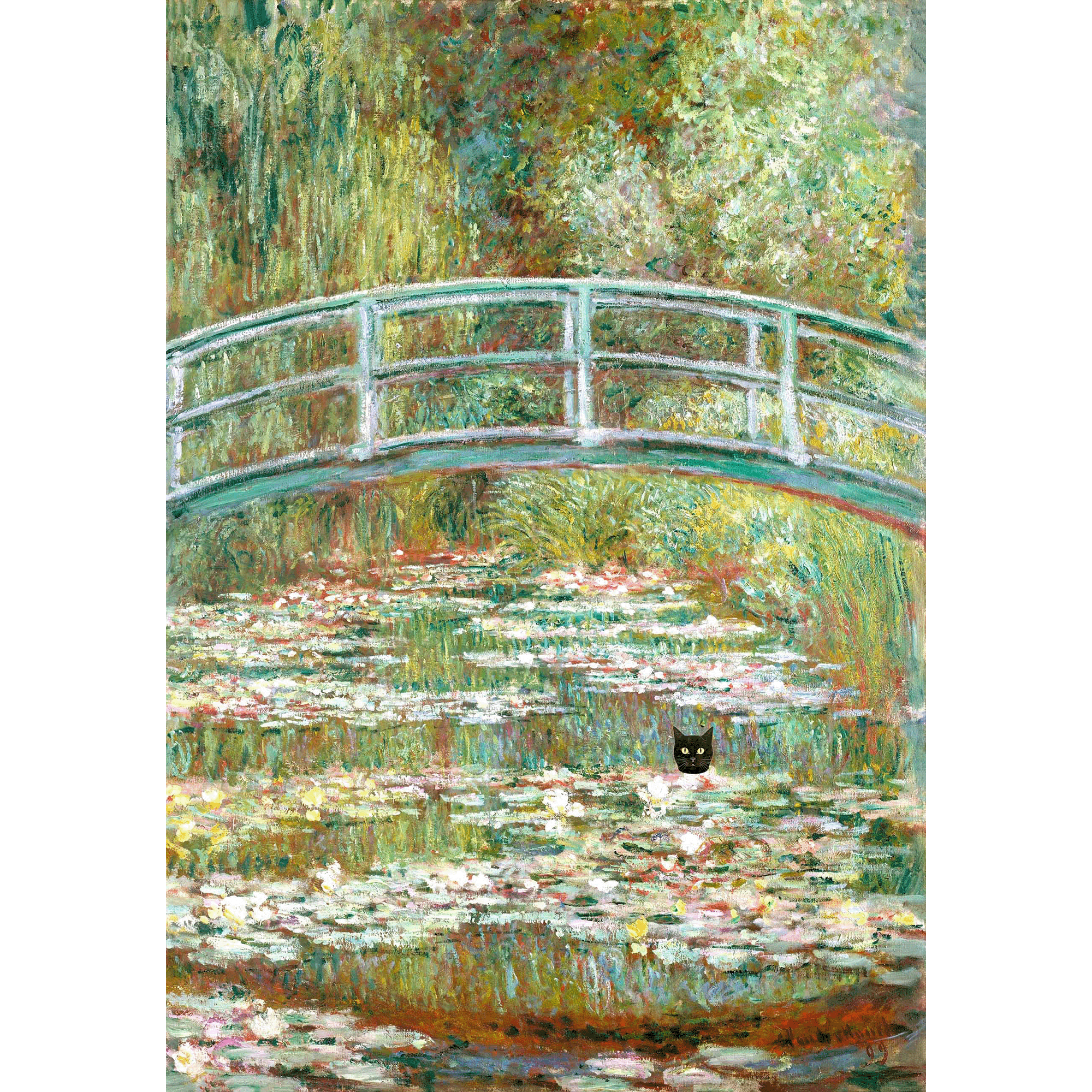 Bridge over a Pond of Water Lilies by MONET, Claude Bridge over a Pond of Water Lilies by MONET, Claude
