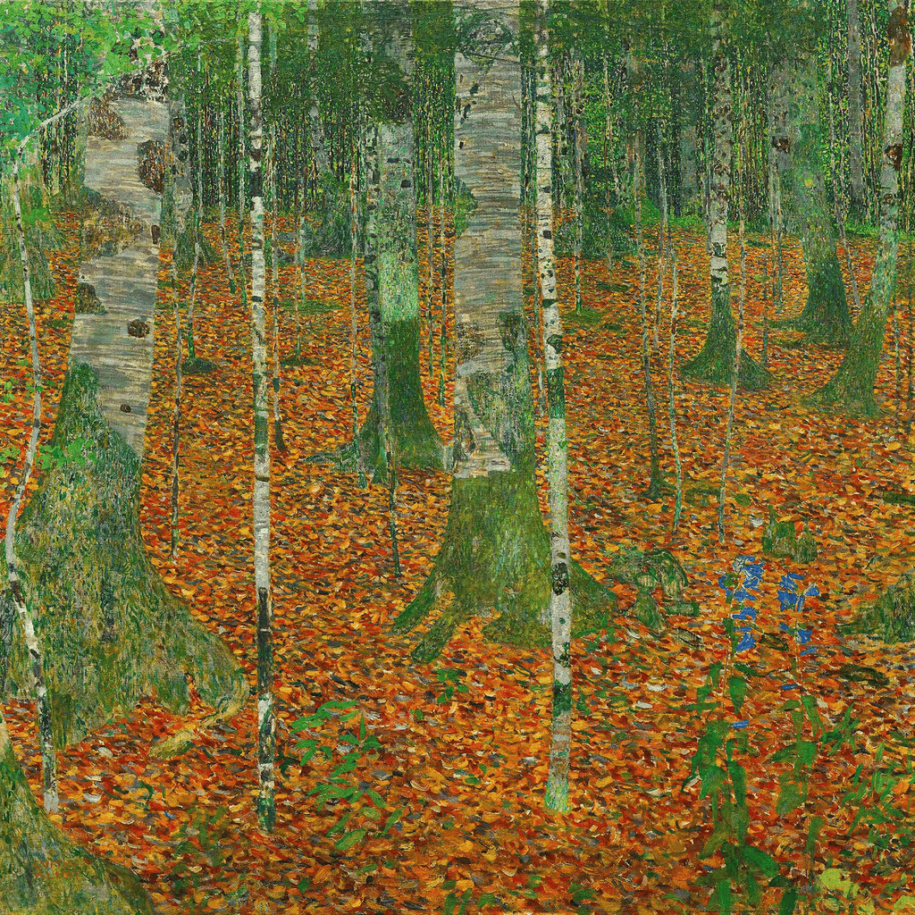 Birch Forest by Gustav Klimt
