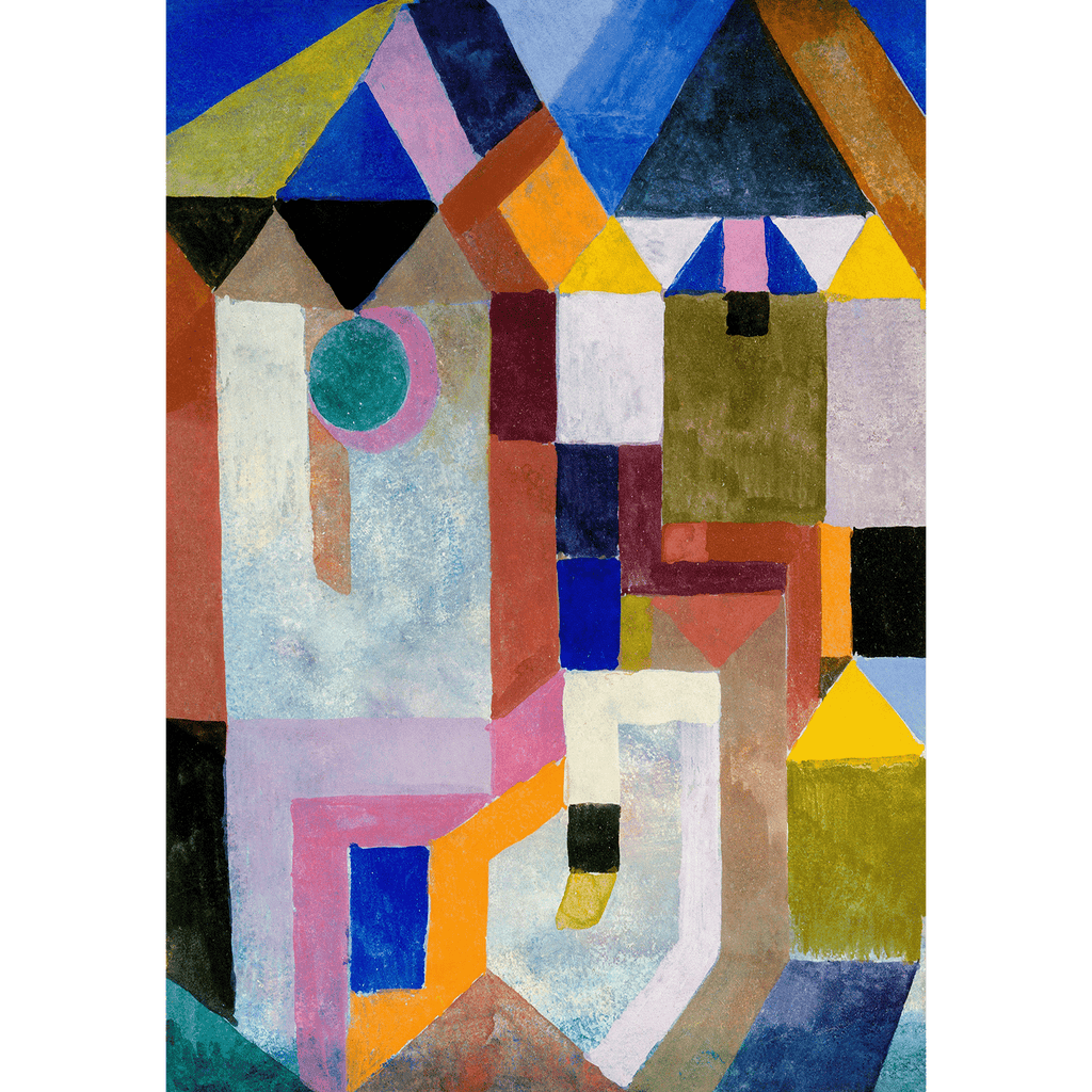 Colourful Architecture by Paul Klee 1917
