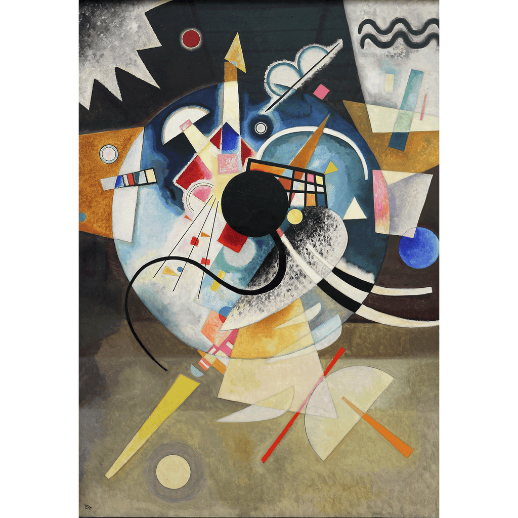 A Centre - Abstract by Wassily Kandinsky 1924