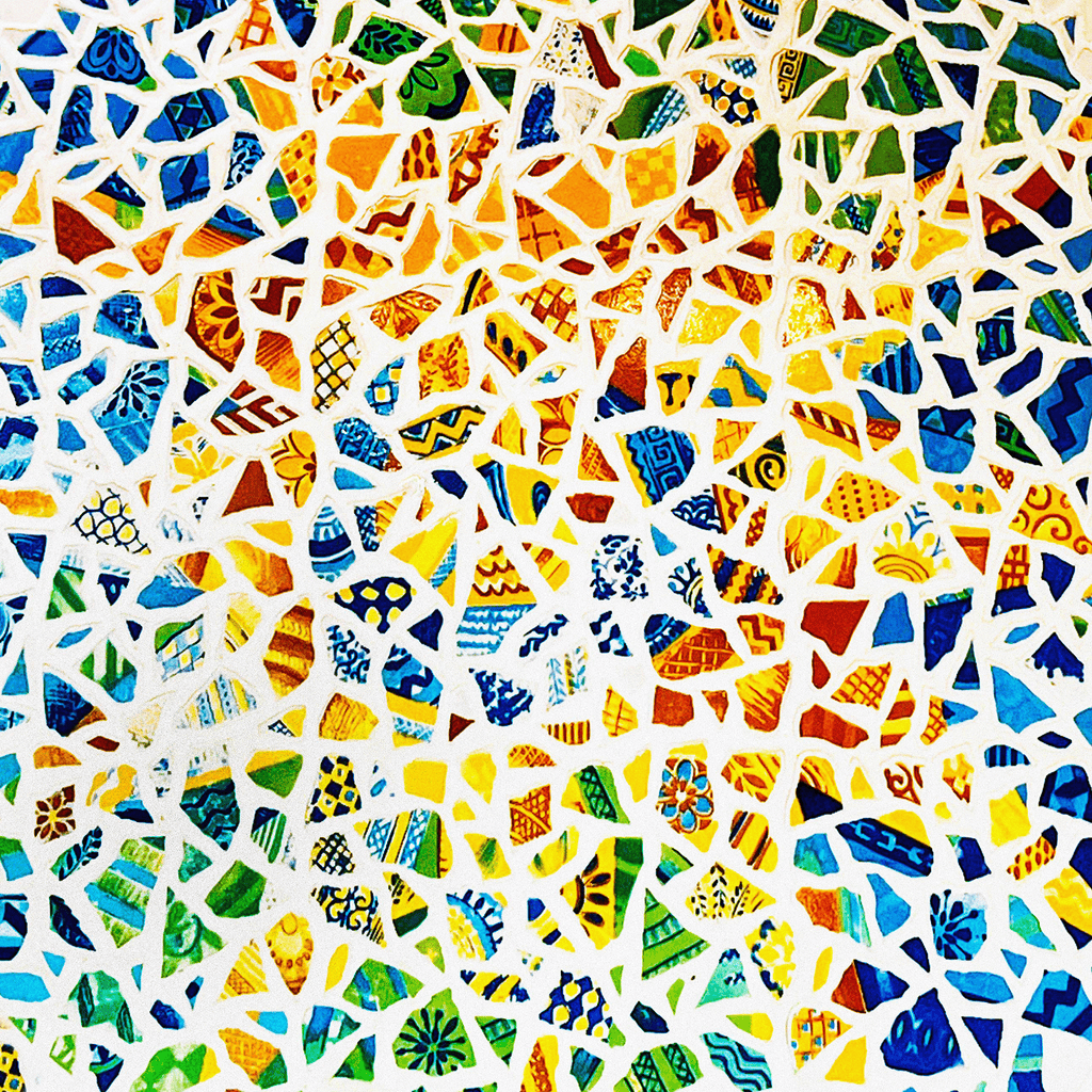 Cracked Mosaic - Abstract 