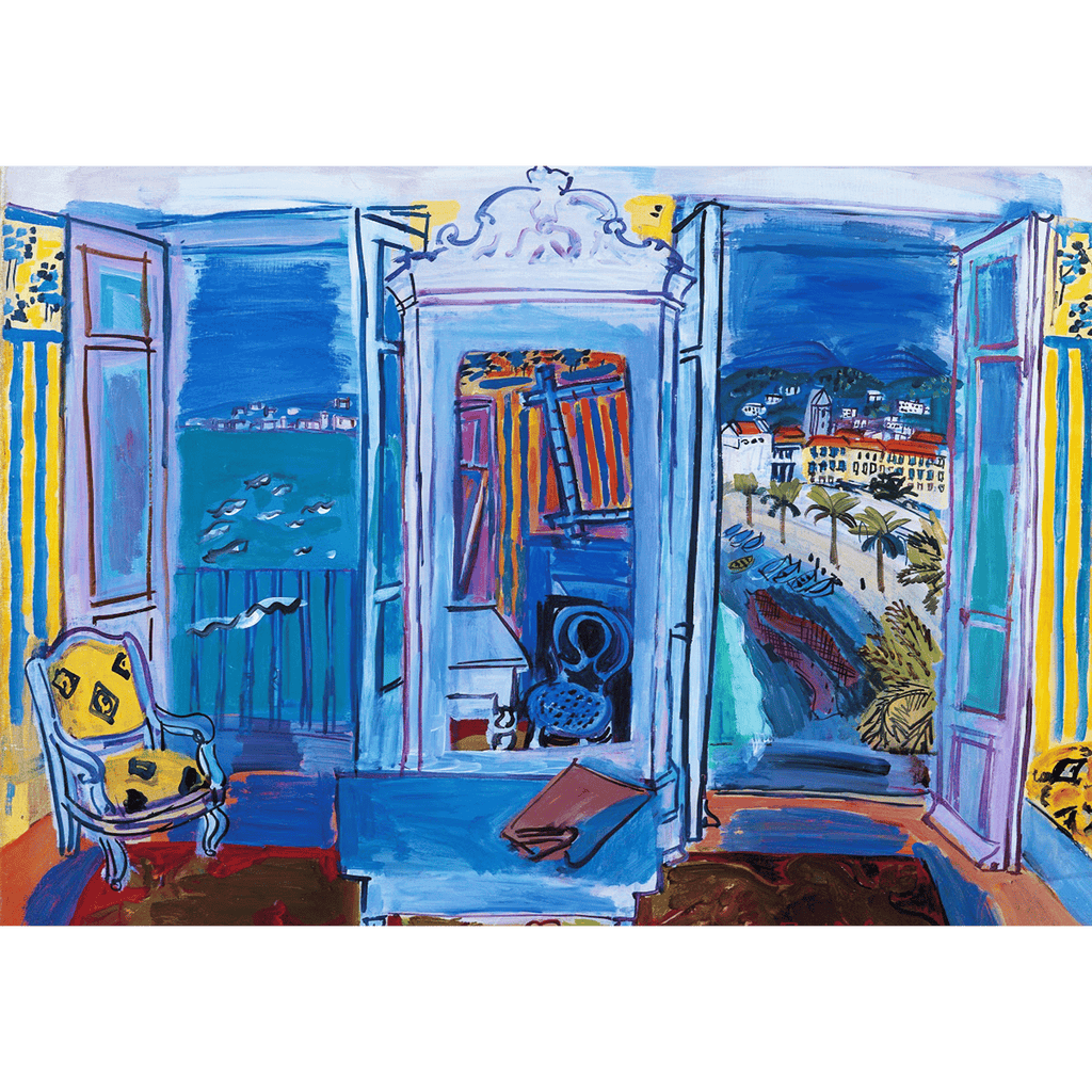 Window Opening on Nice Wall Art - by Raoul Dufy