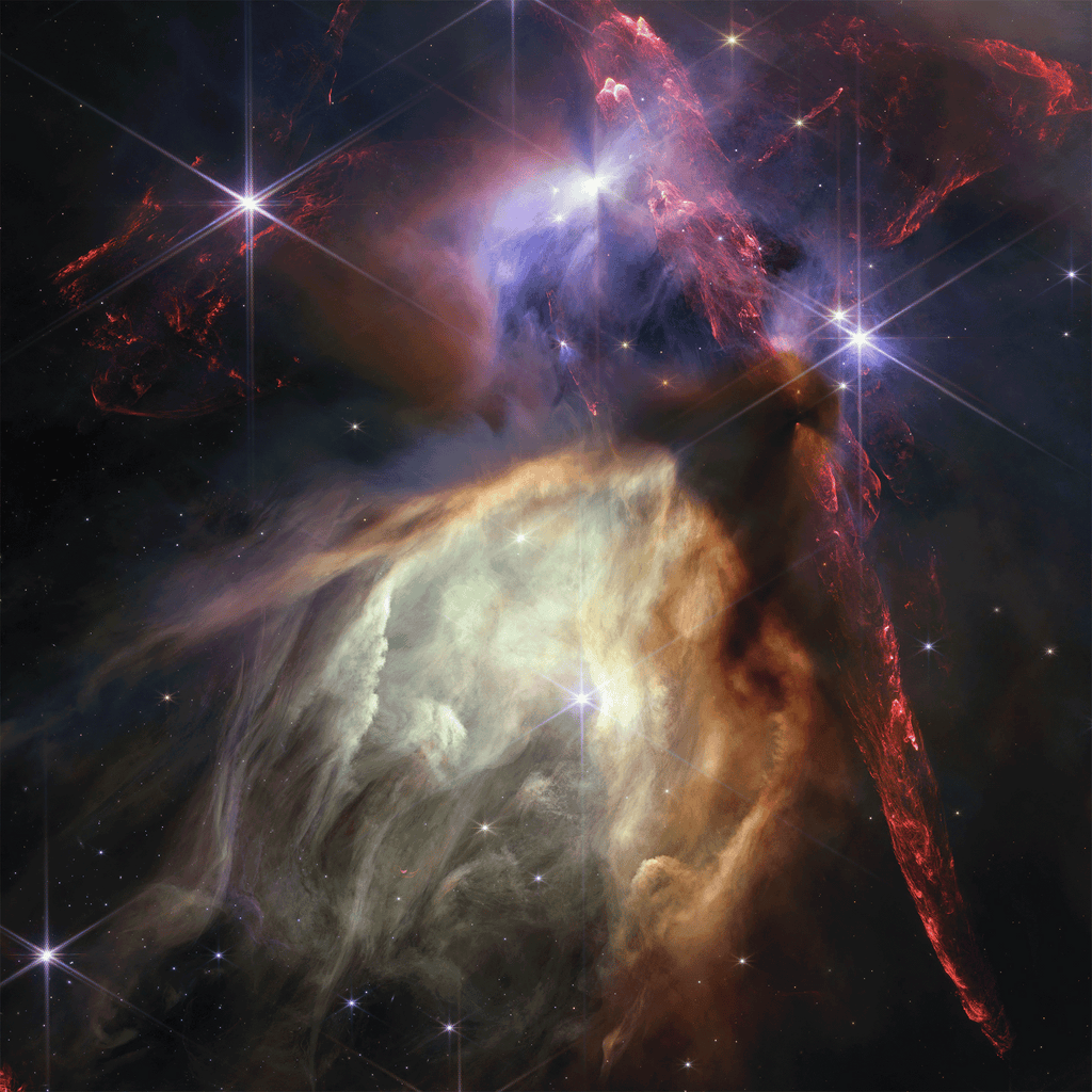 NASA - James Webb Telescope - Rho Ophiuchi (NIRCam Image)