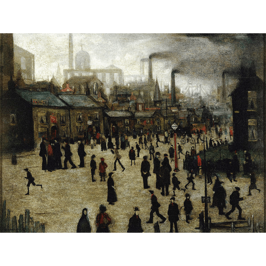 L.S. Lowry - Manufacturing Town 1922