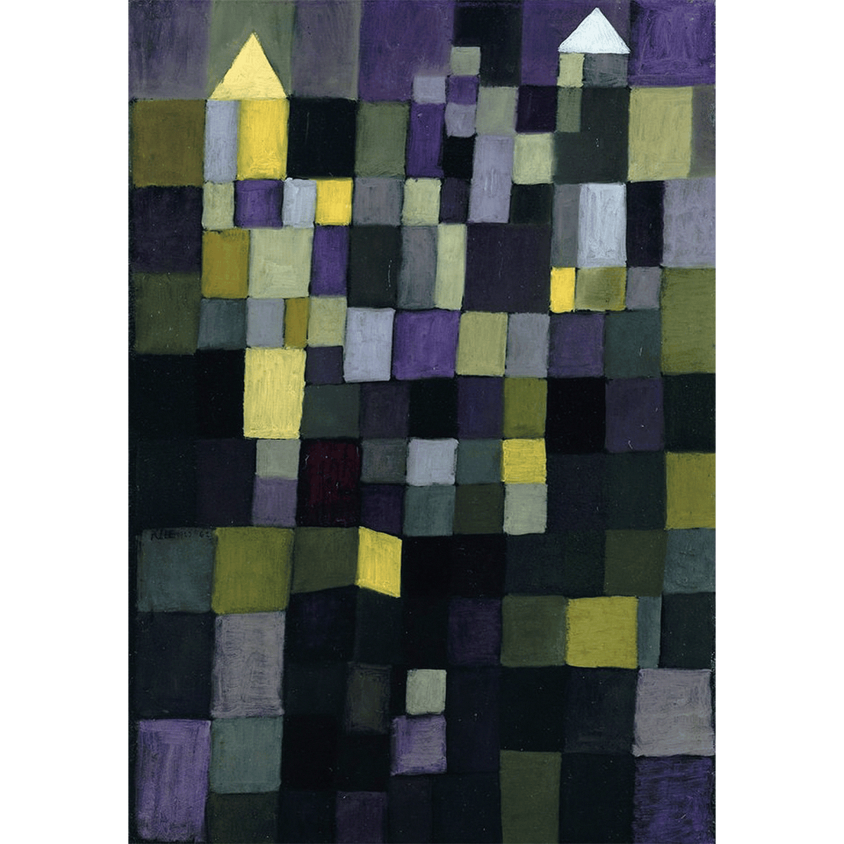 Architecture - Abstract By Paul Klee 1923 - Wall Art Rolled – The Art 