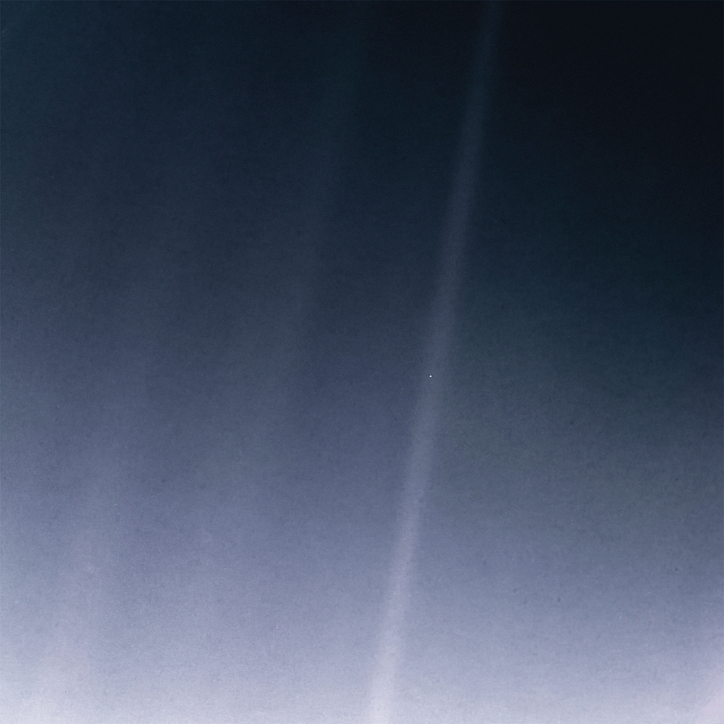 Earth - Pale Blue Dot - NASA Voyager