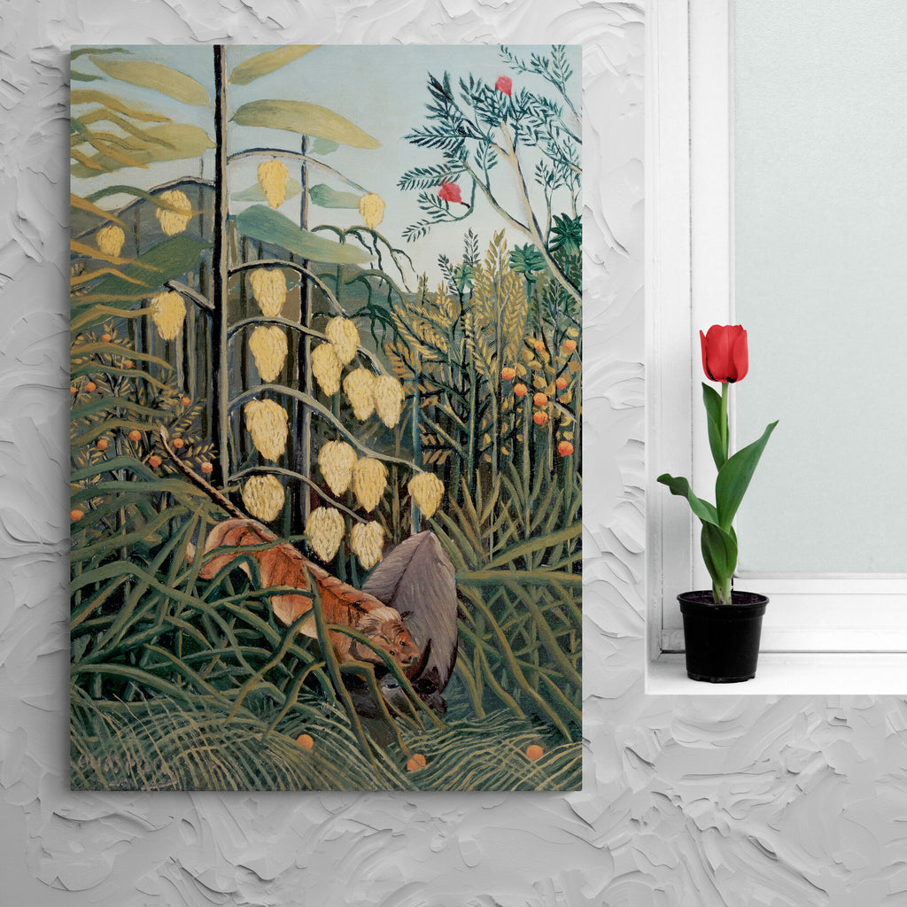 Henri Rousseau - Tropical Wall Art - Botanical Prints - 3 Piece Wall Art