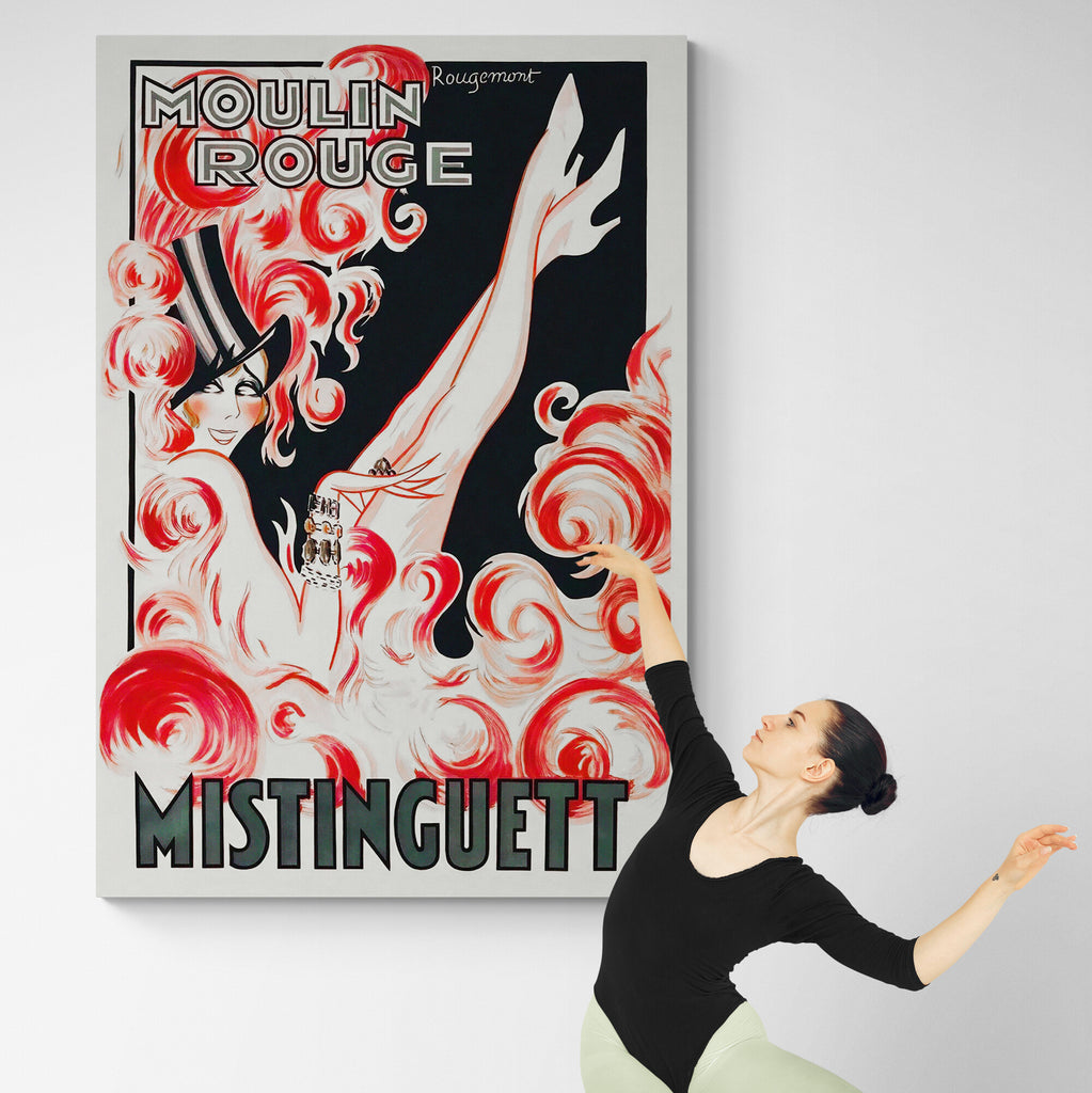 Loie Fuller - Moulin Rouge - Vintage Posters - Dance Print - 3 Piece Wall Art