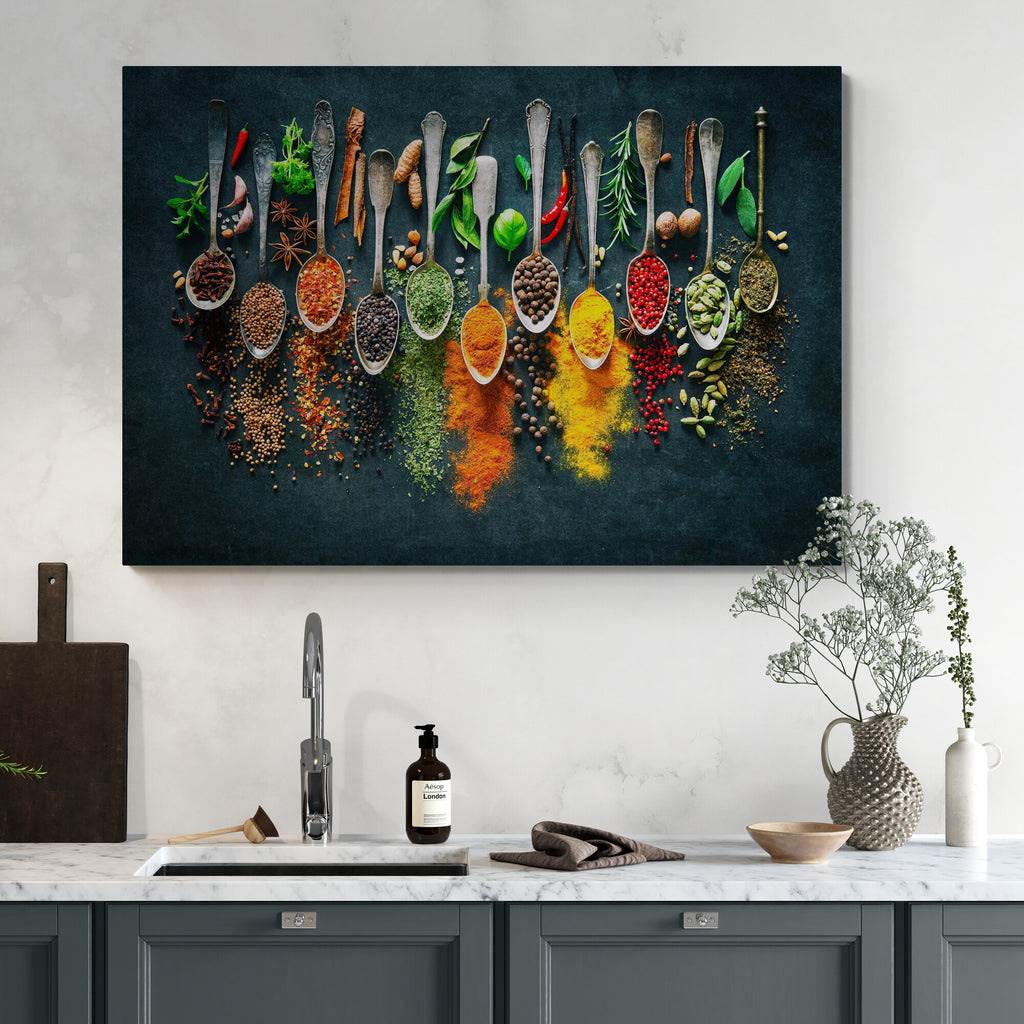 Herbs and Spices - Kitchen Wall Art