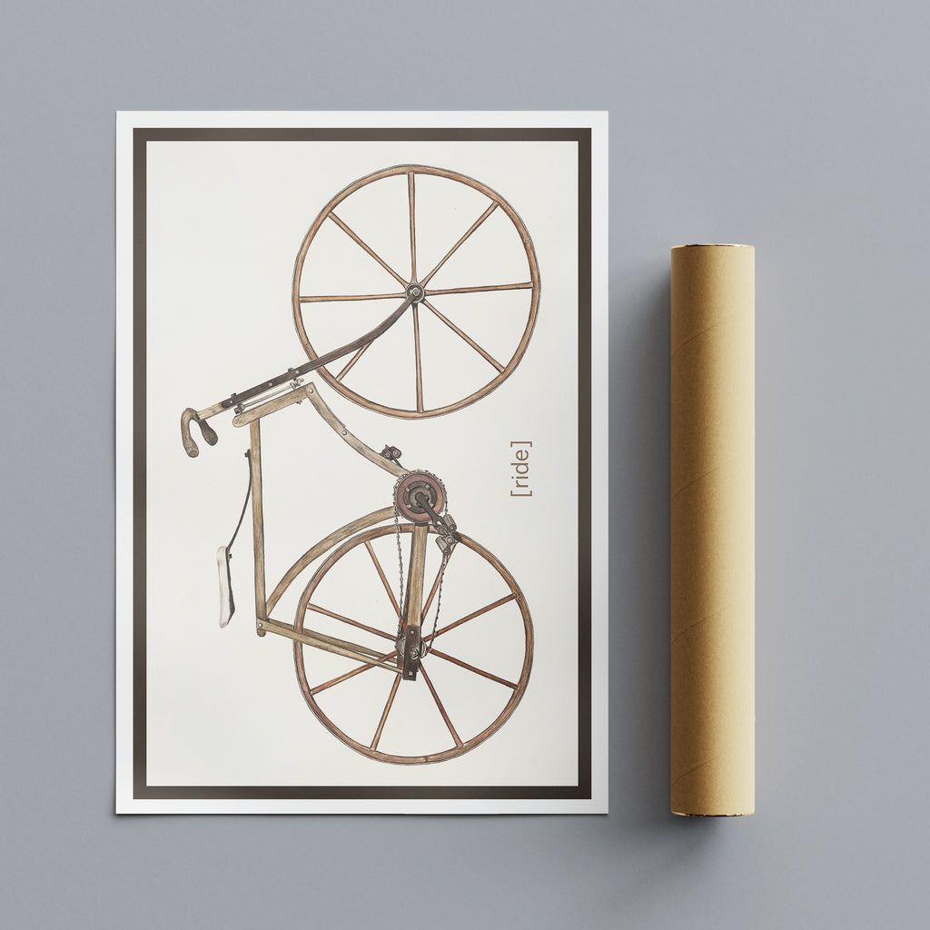 Vintage Bicycle by Marjorie Lee 1937
