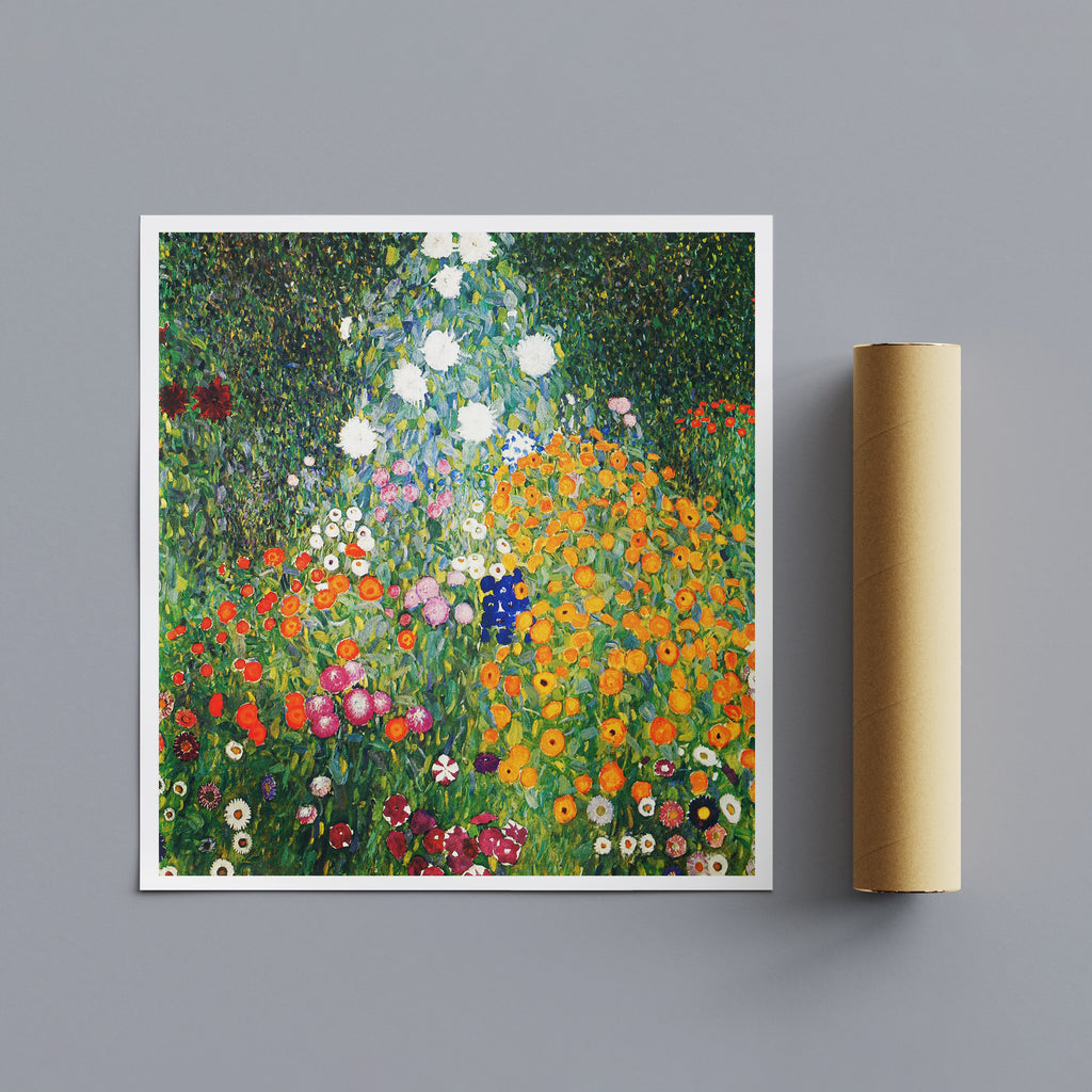 Flower Garden by Gustav Klimt 1907