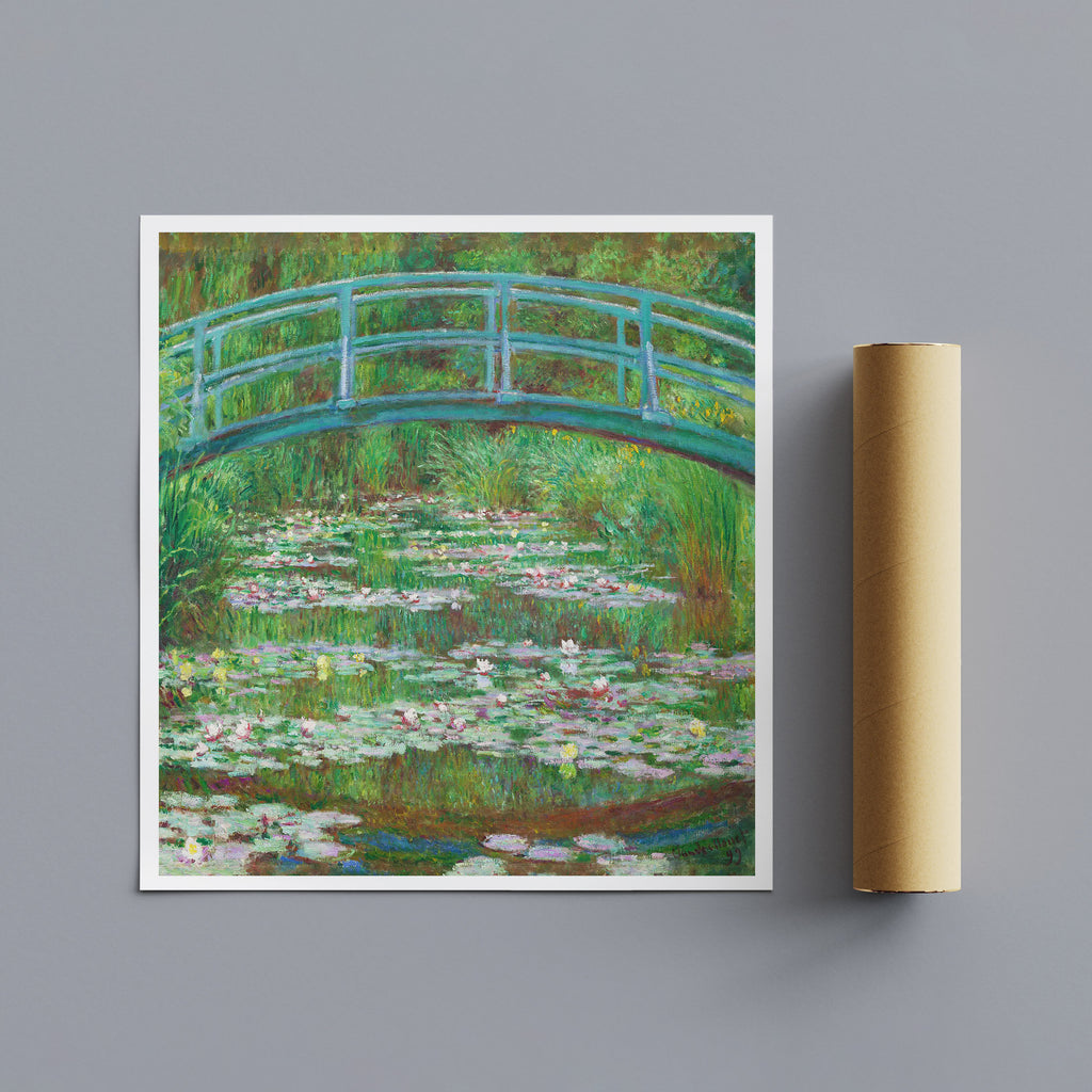 The Japanese Foot Bridge Wall Art by Claude Monet (1899)