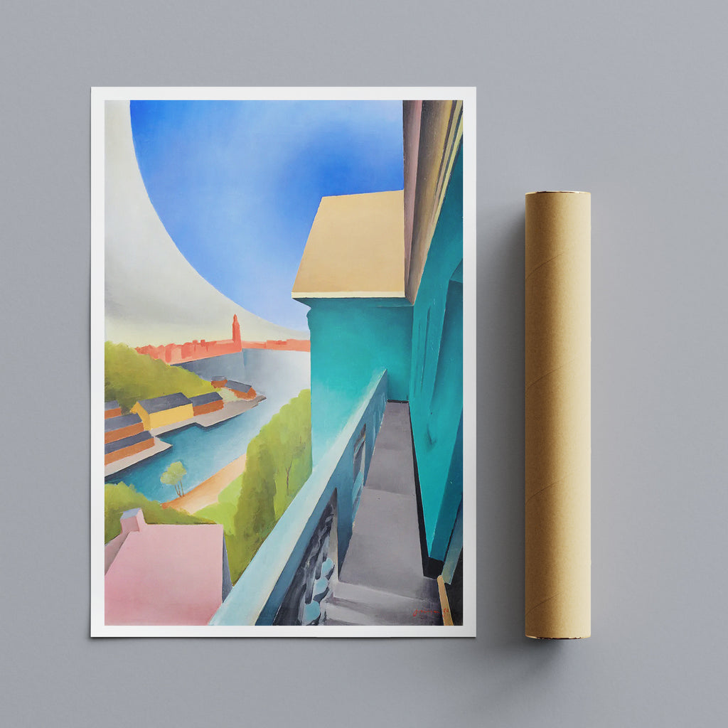 The View Of The City - Art Deco Wall Art by Torsten Jovinge
