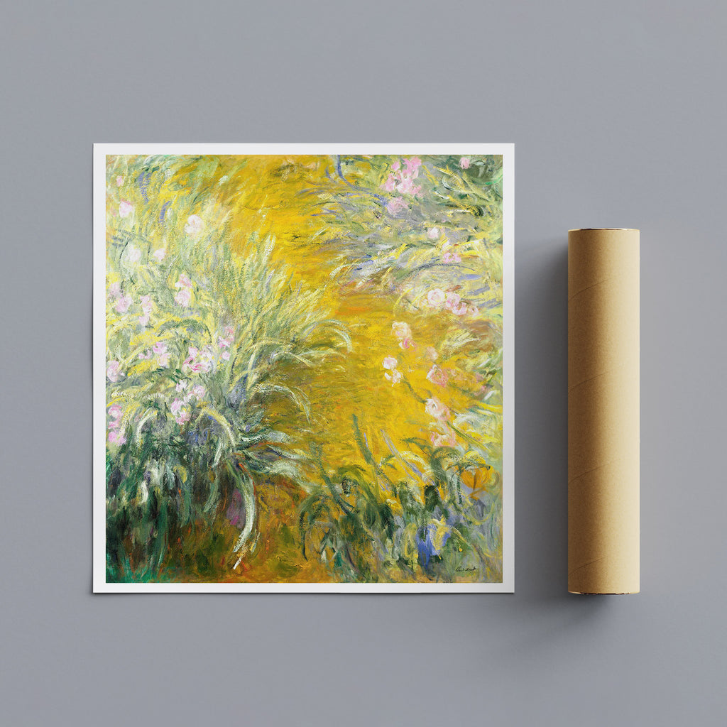 The Path through the Irises - Wall Art by Claude Monet