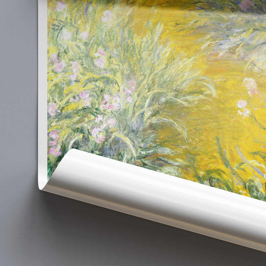 The Path through the Irises - Wall Art by Claude Monet