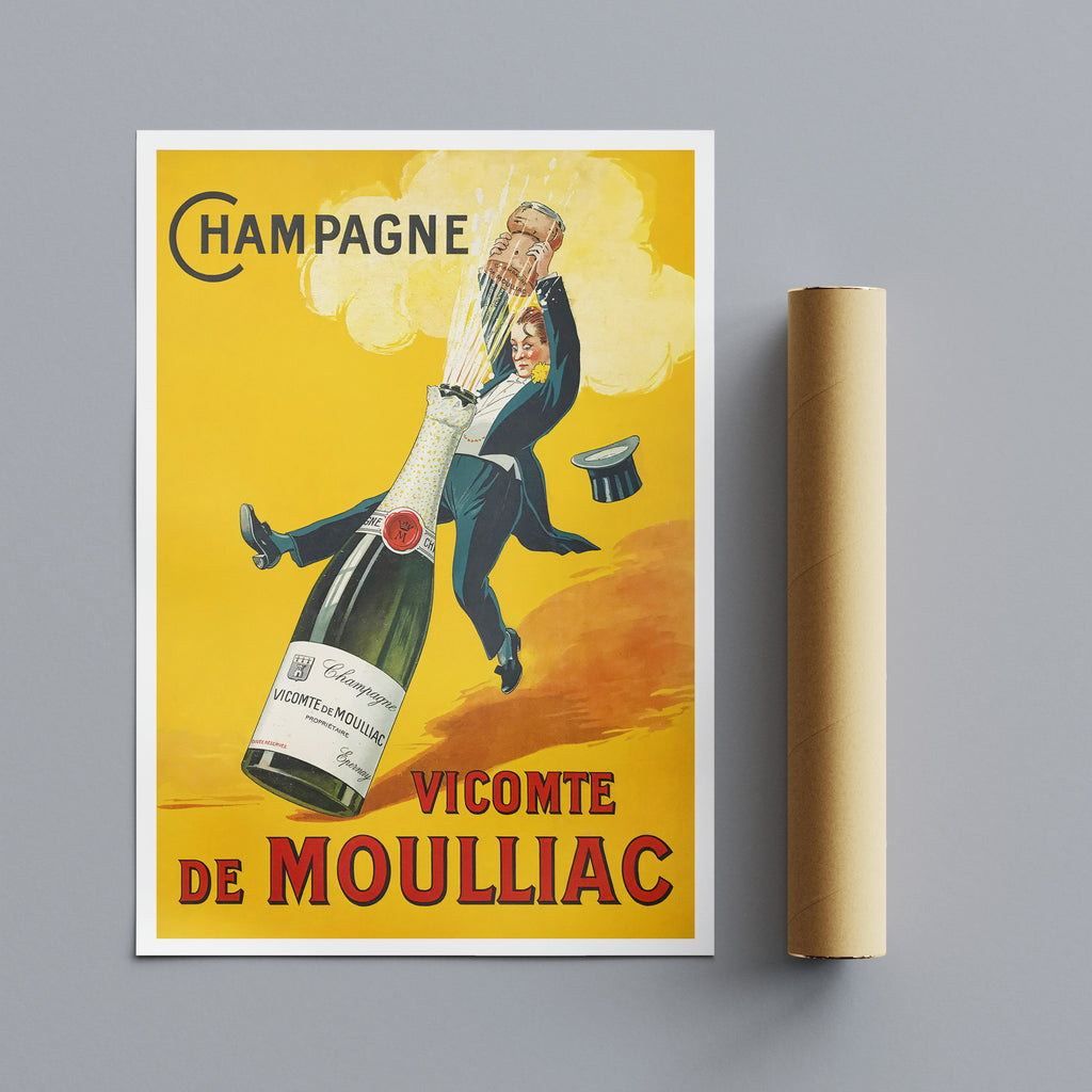 Champagne - Vintage Wall Art