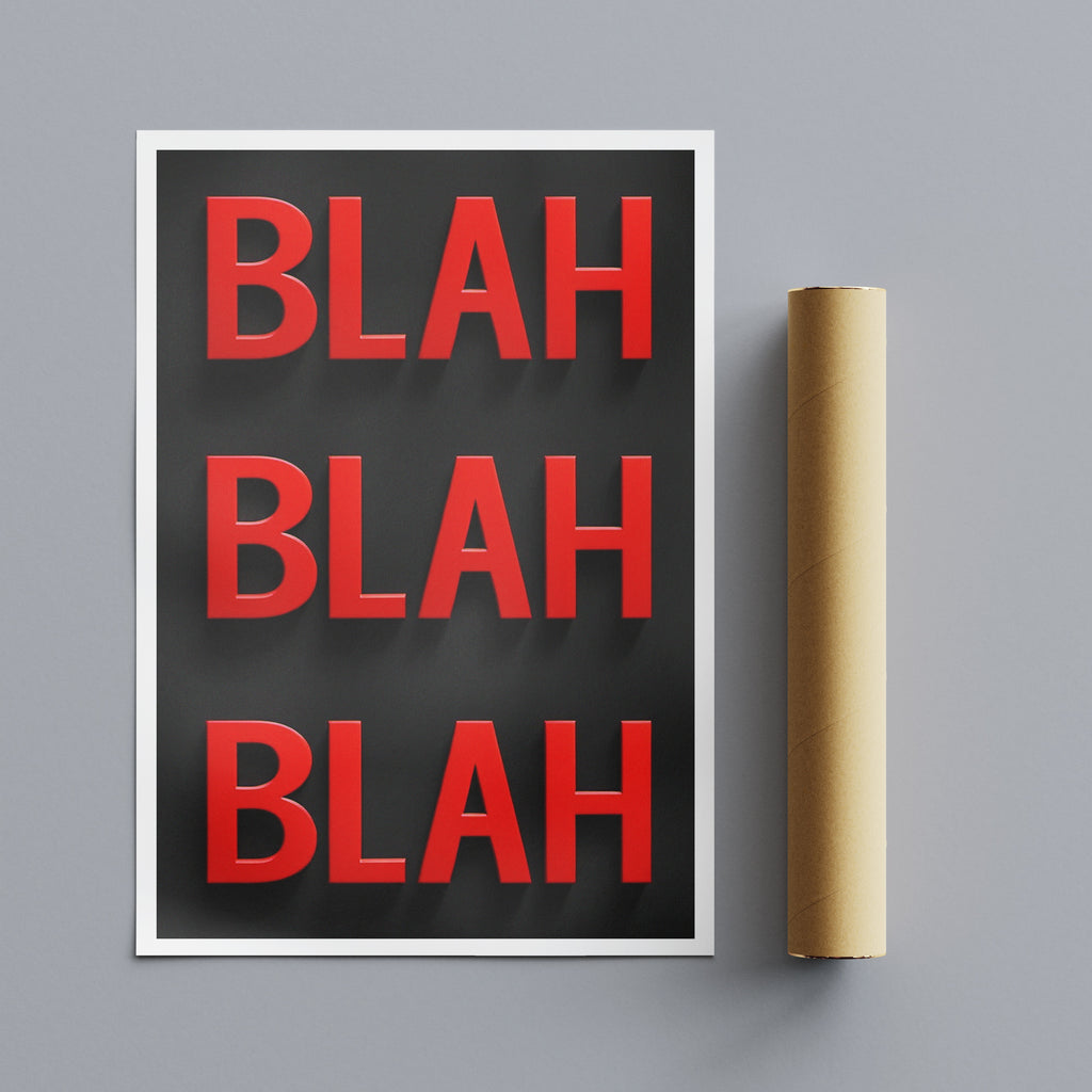 BLAH BLAH BLAH Typography