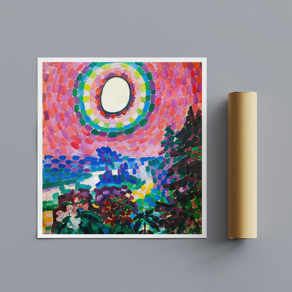 Landscape with Disc Abstract by Robert Delaunay