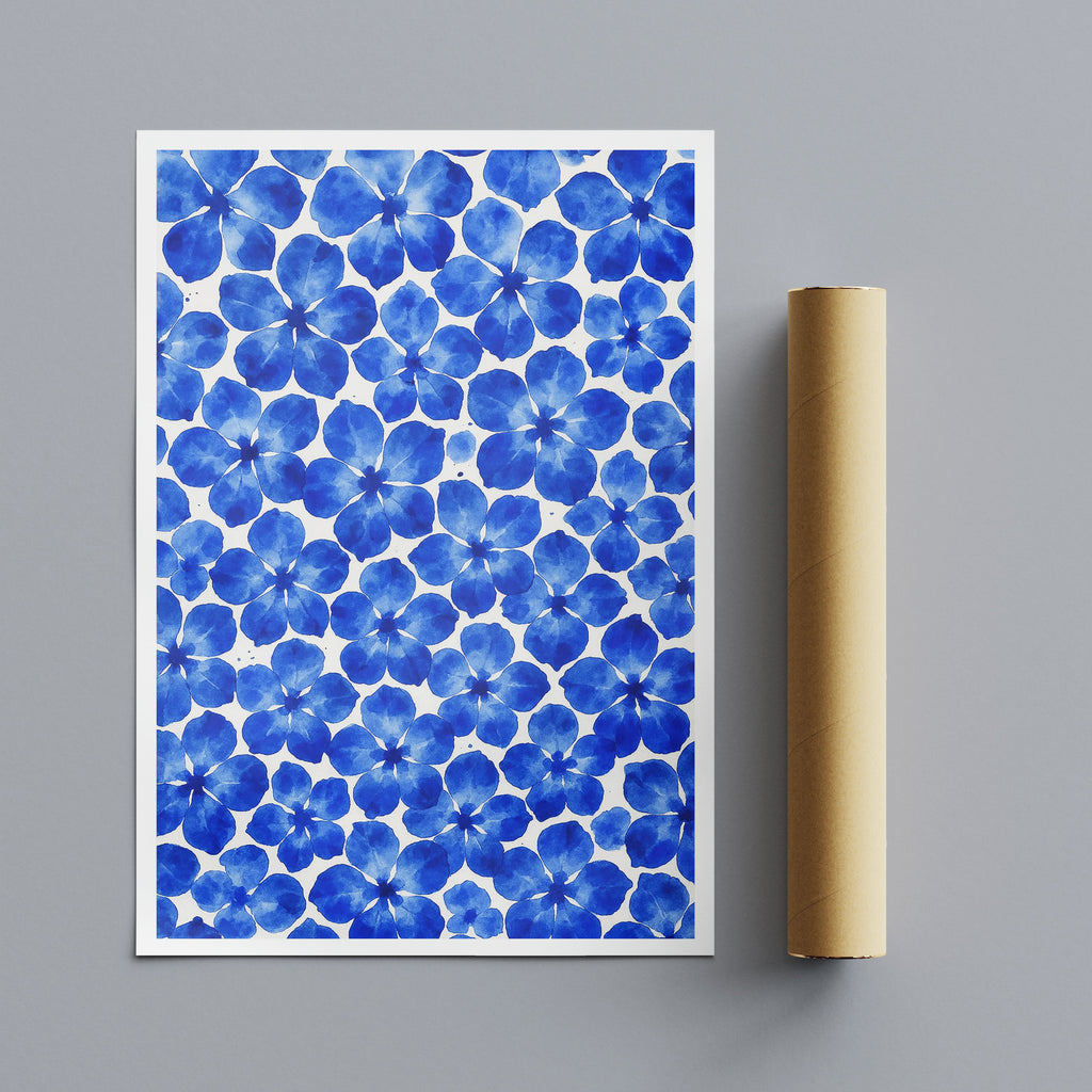 Blue Floral Pattern