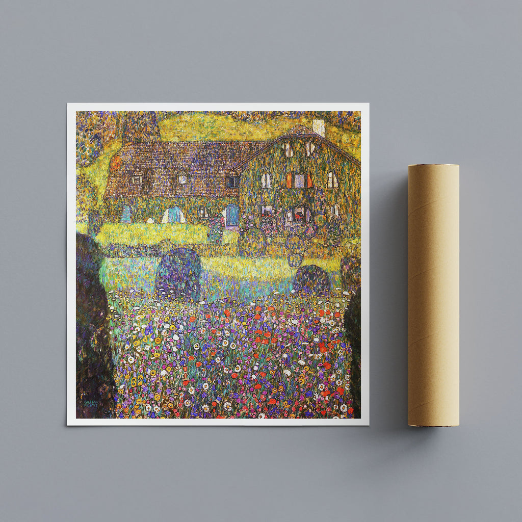 Country House By The Attersee by Gustav Klimt