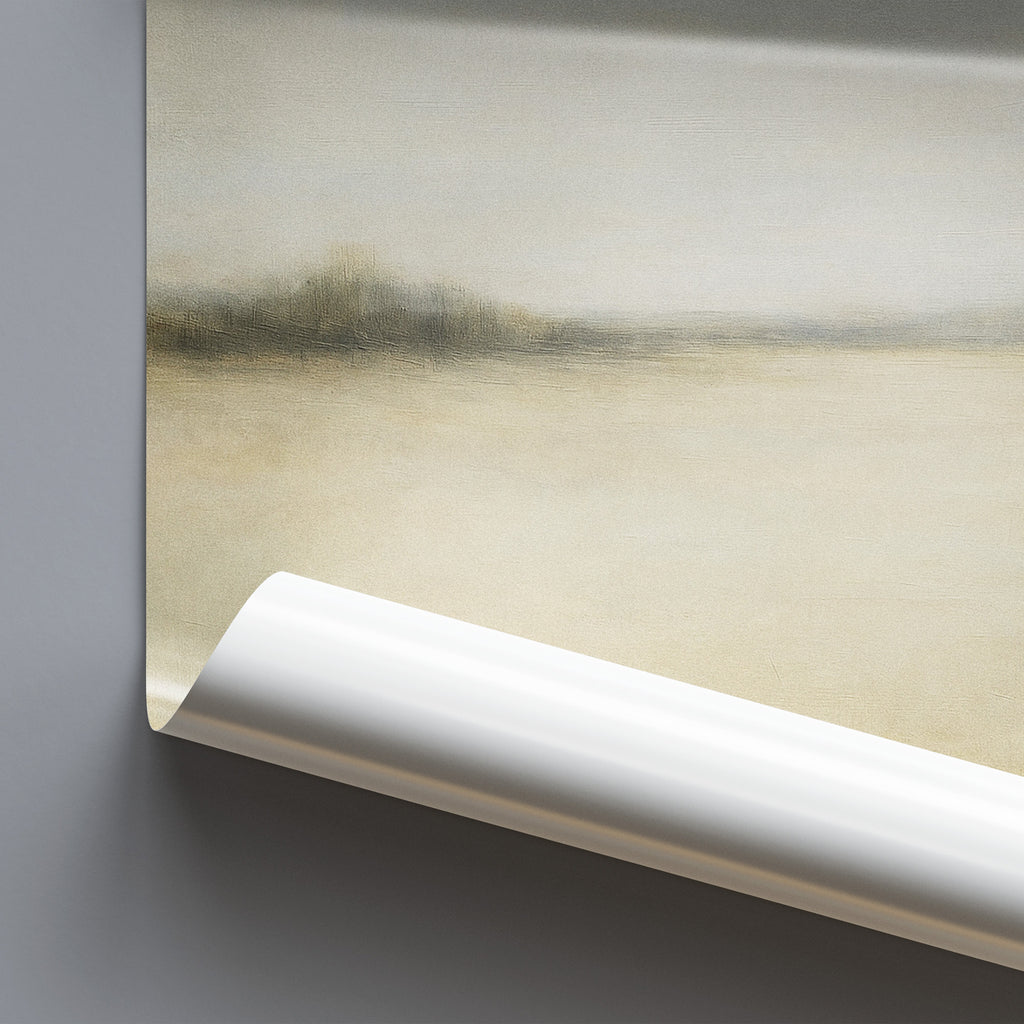 Roll of white paper against a textured beige and gray background