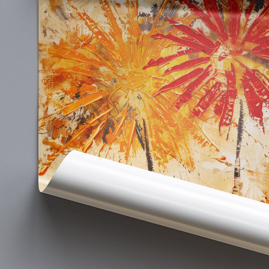 Fireworks - Abstract Wall Art 