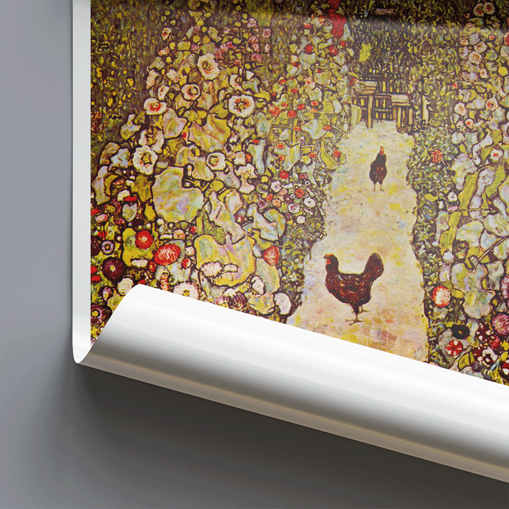Garden Path with Chickens by Gustav Klimt