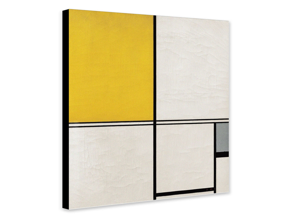 Piet Mondrian - Composition with Double Line and Yellow and Grey (Composition B) Wall Art
