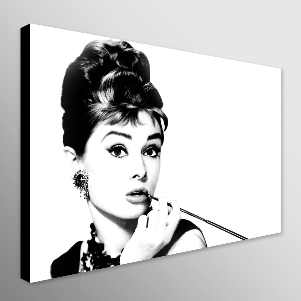 Audrey Hepburn Black and White Wall Art