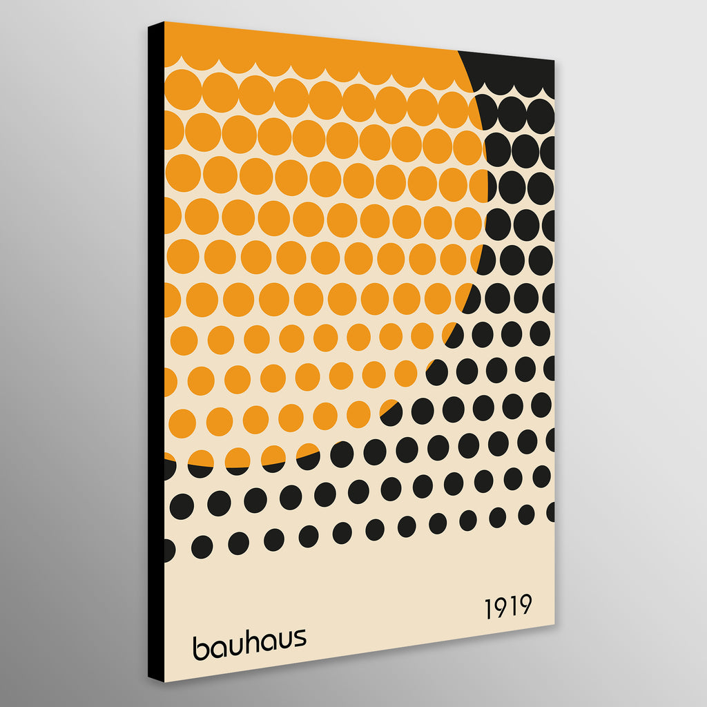 Bauhaus Circles on Circles Yellow 