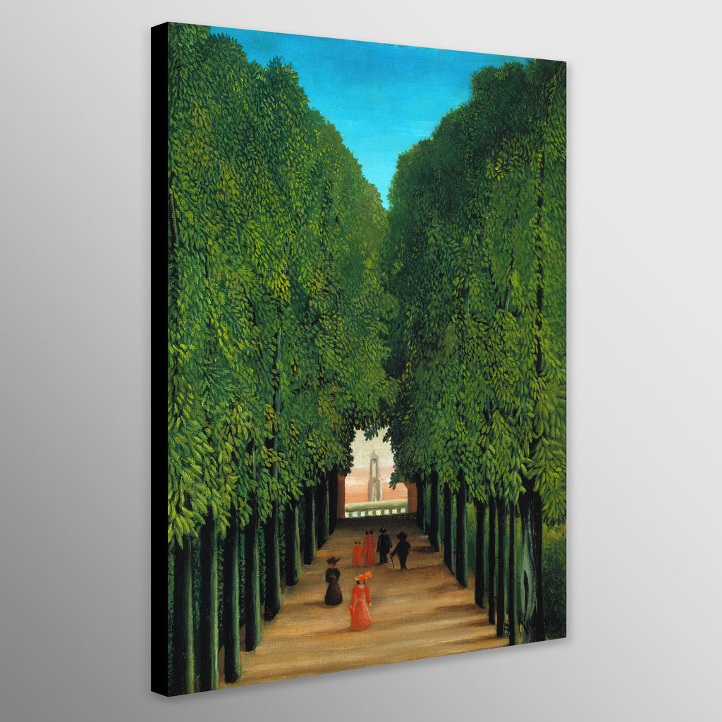 The Avenue In The Park At Saint Cloud by Henri Rousseau