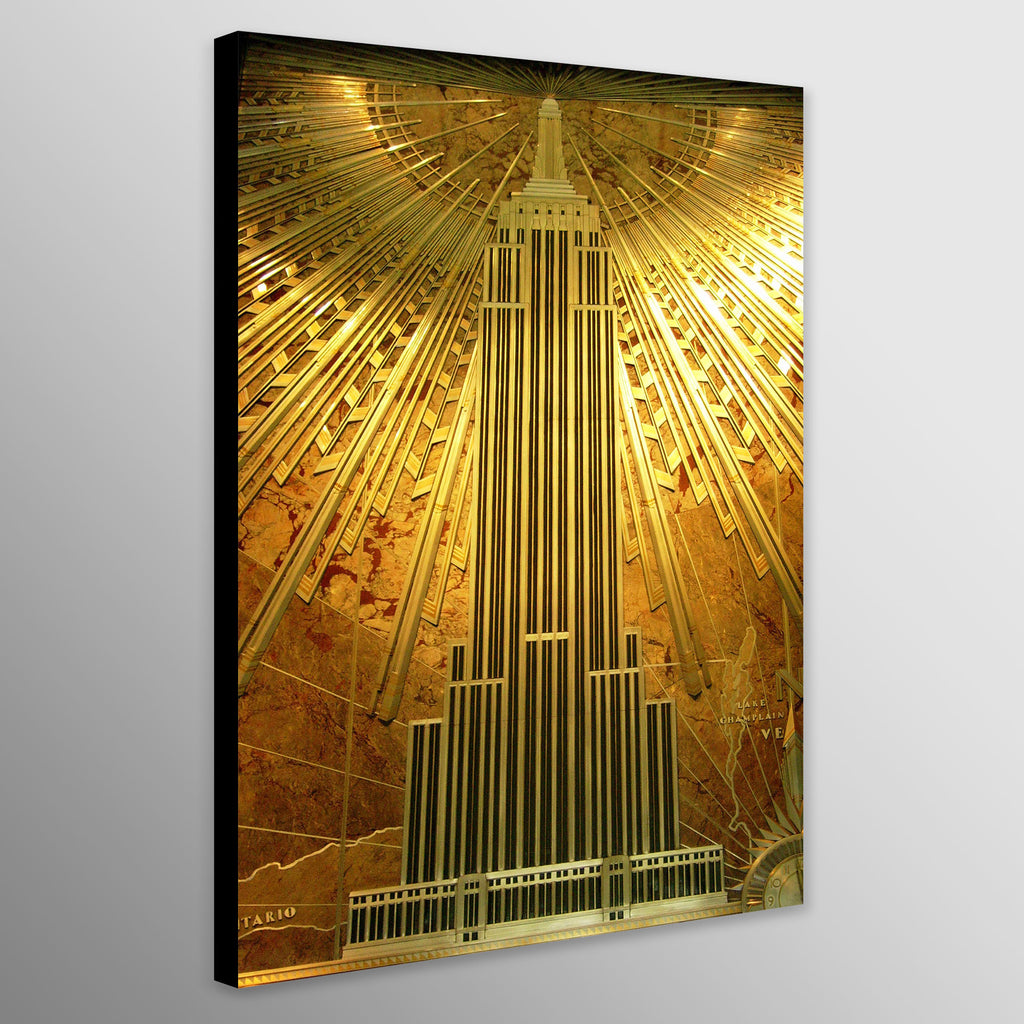 Empire State Building Art Deco Wall Art