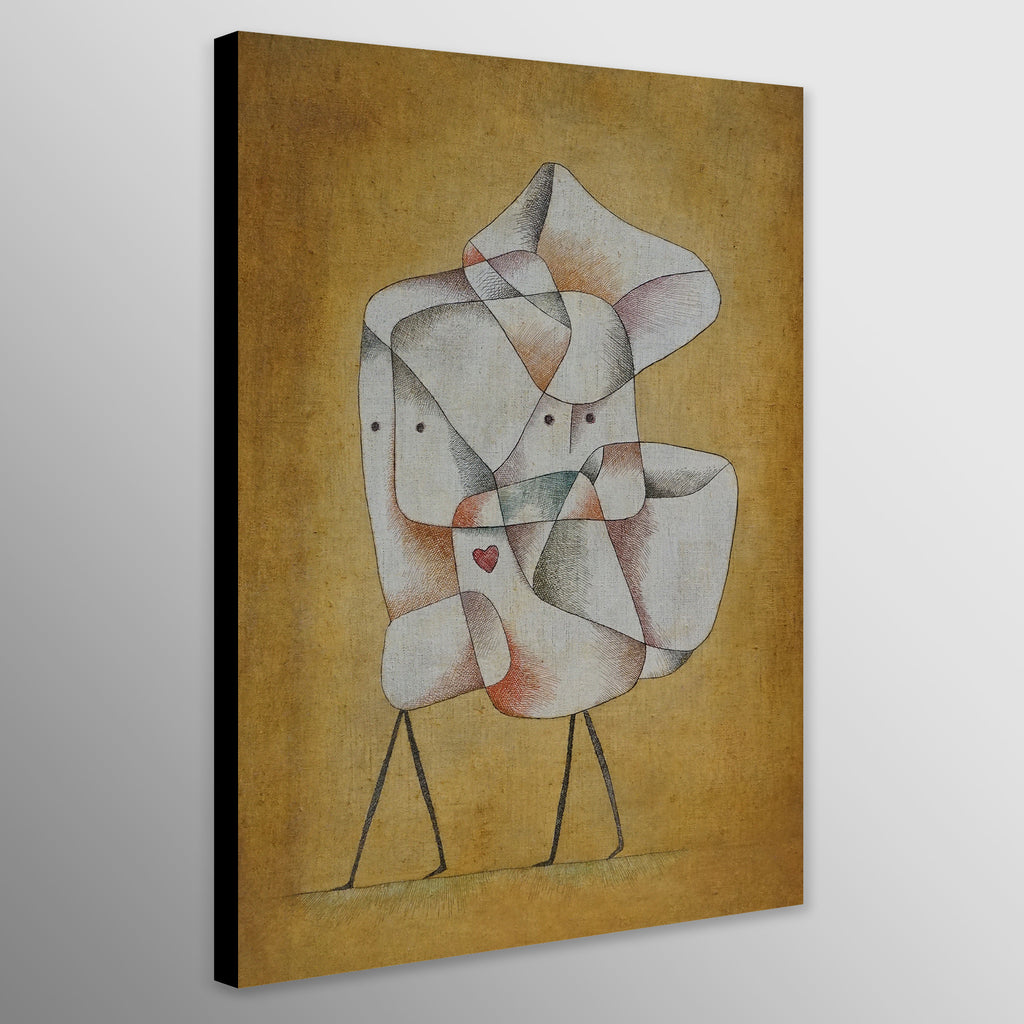Siblings - Abstract by Paul Klee