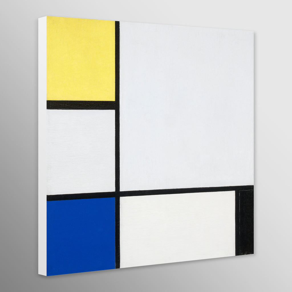 Composition with Yellow, Blue, Black and Light Blue by Piet Mondrian