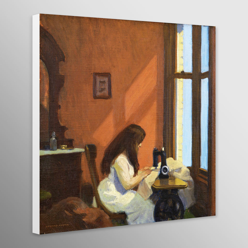 Girl At A Sewing Machine by Edward Hopper