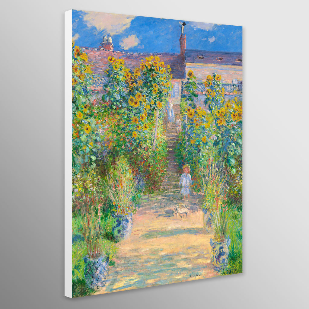Claude Monet - The Artist's Garden at Vétheuil