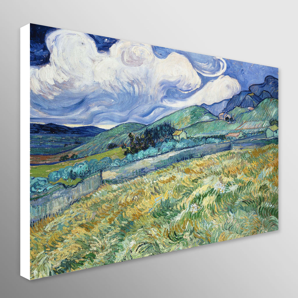 Landscape from Saint Rémy By Vincent Van Gogh Wall Art